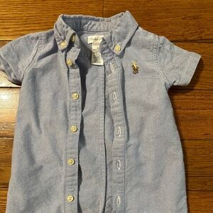 Classic Blue Ralph Lauren Onesie